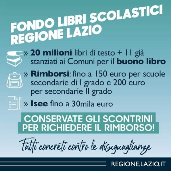 Fondo Libri Scolastici Regione Lazio