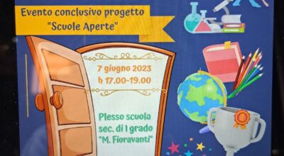 EVENTO CONCLUSIVO PROGETTO “SCUOLE APERTE IL POMERIGGIO” 7 GIUGNO 2023
