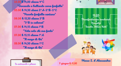 EVENTI DI FINE A.S. 2022/2023 SCUOLA PRIMARIA