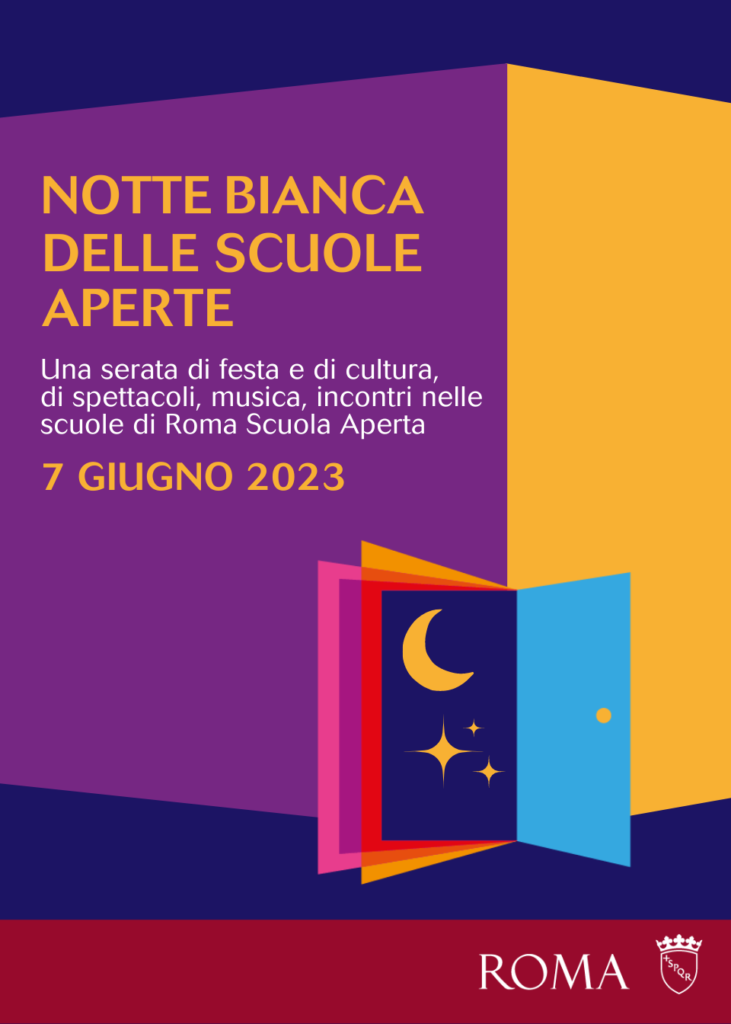 NOTTE BIANCA SCUOLE APERTE IL POMERIGGIO 7 GIUGNO DALLE 17:00 ALLE 19:00